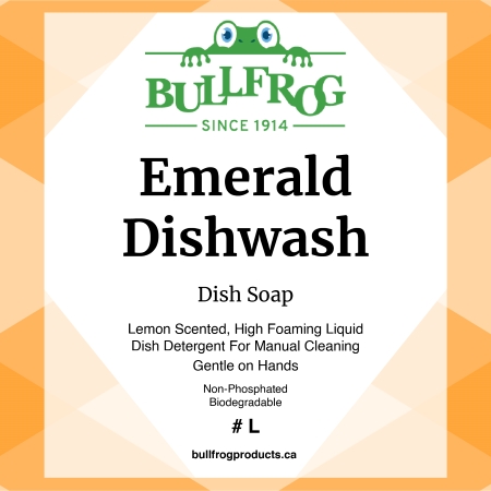 Emerald Dishwash front label image